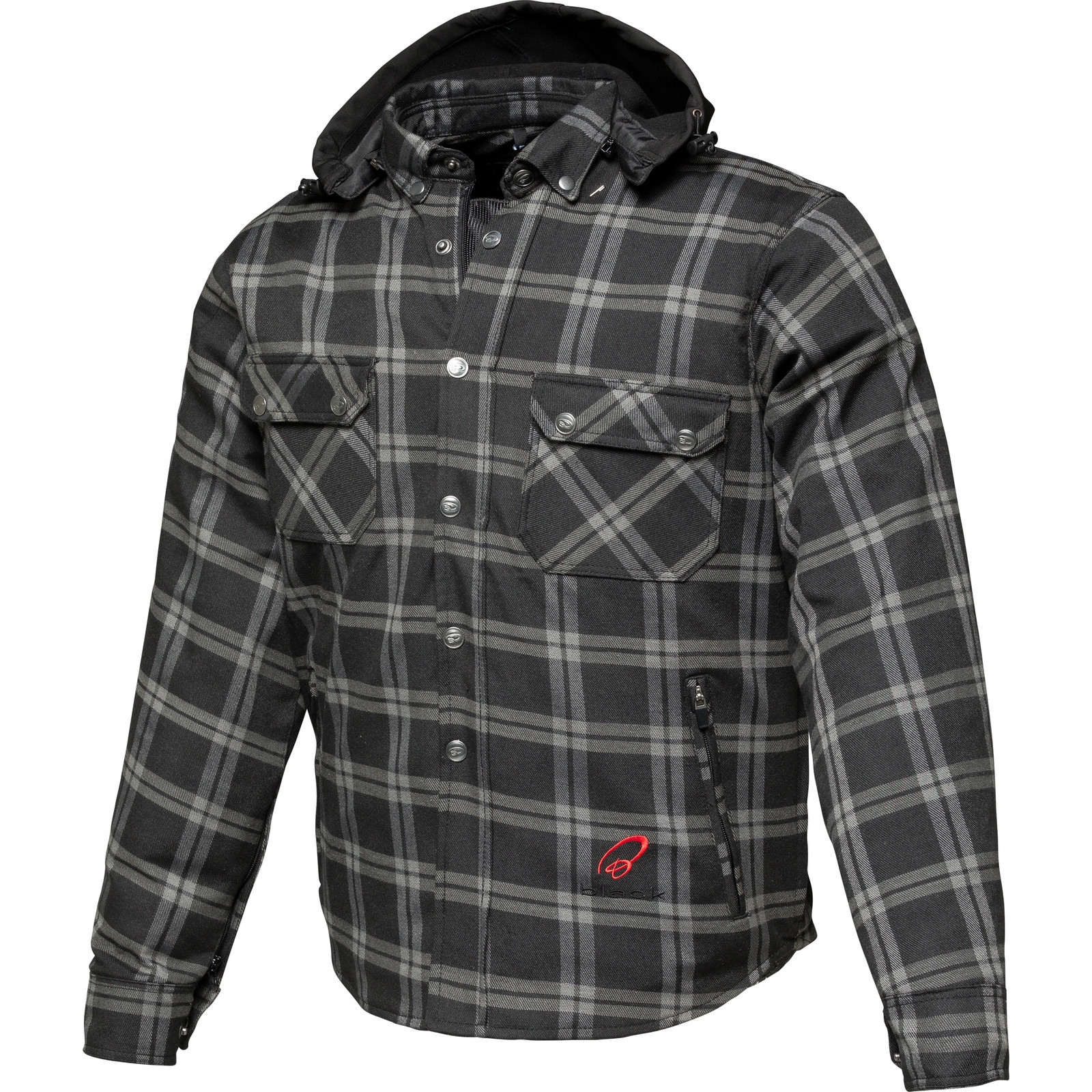 Forge CE Class AA Rated Armoured Motorcycle Shirt by Black - Picture 37 of 60
