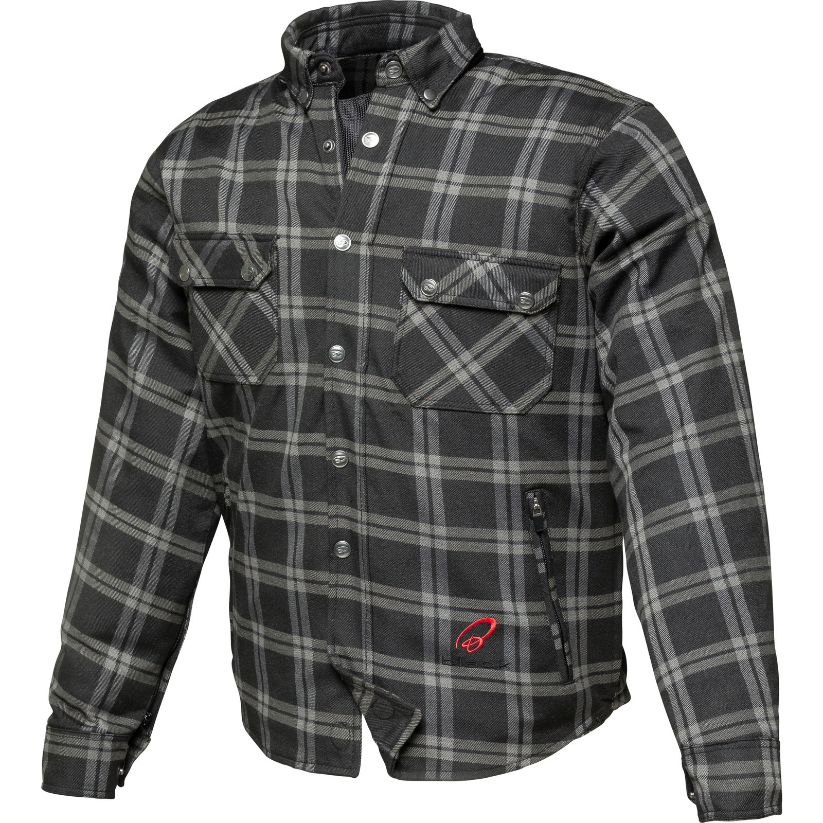 Forge CE Class AA Rated Armoured Motorcycle Shirt by Black - Picture 40 of 60