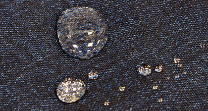 Black Speedster Jeans' Water-Repellent Finish