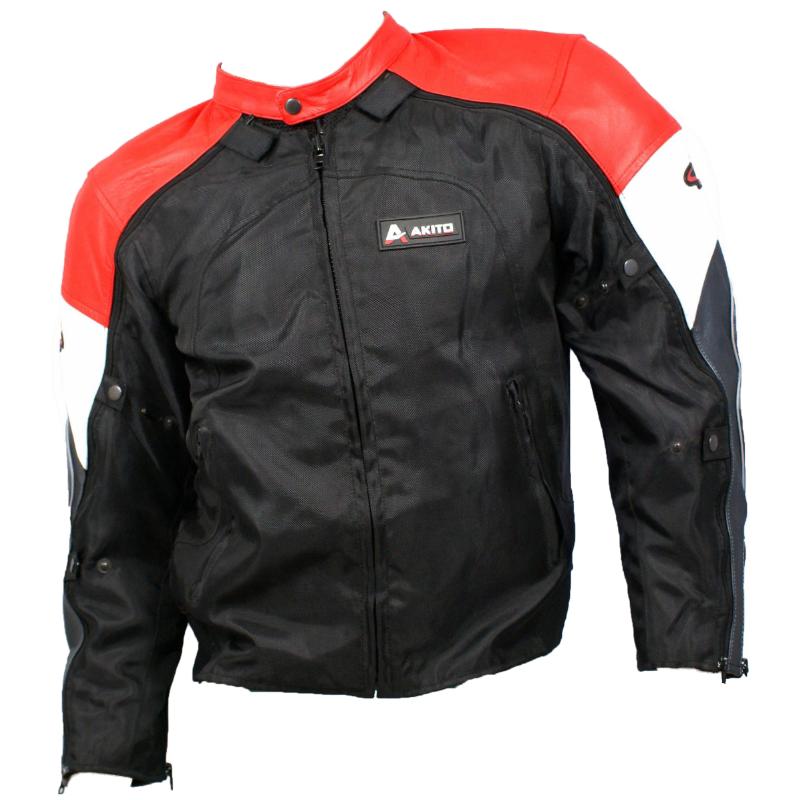 Akito Tritex Leather & Textile Motorcycle Jacket - Jackets - Ghostbikes.com