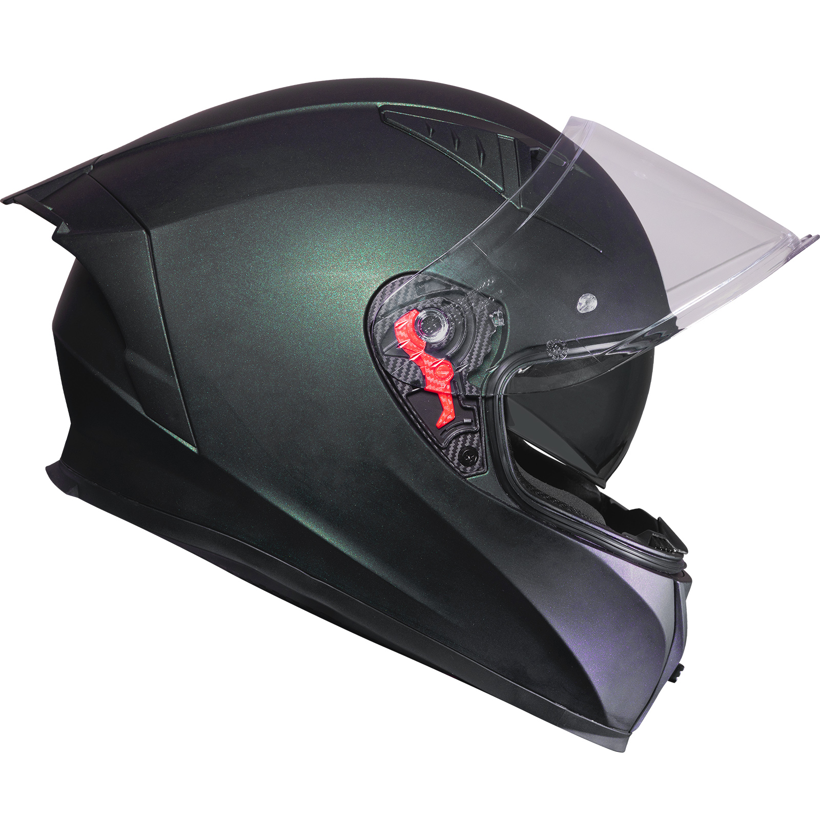 Atom Full Face Motorcycle Helmet by Black With Sun Viosr ECE R22.06 Approved - Picture 38 of 43