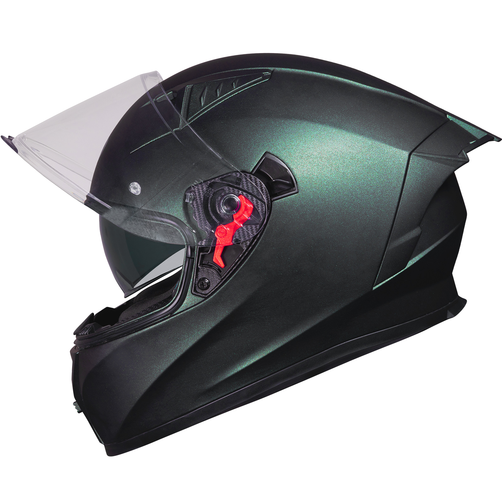 Atom Full Face Motorcycle Helmet by Black With Sun Viosr ECE R22.06 Approved - Picture 42 of 43