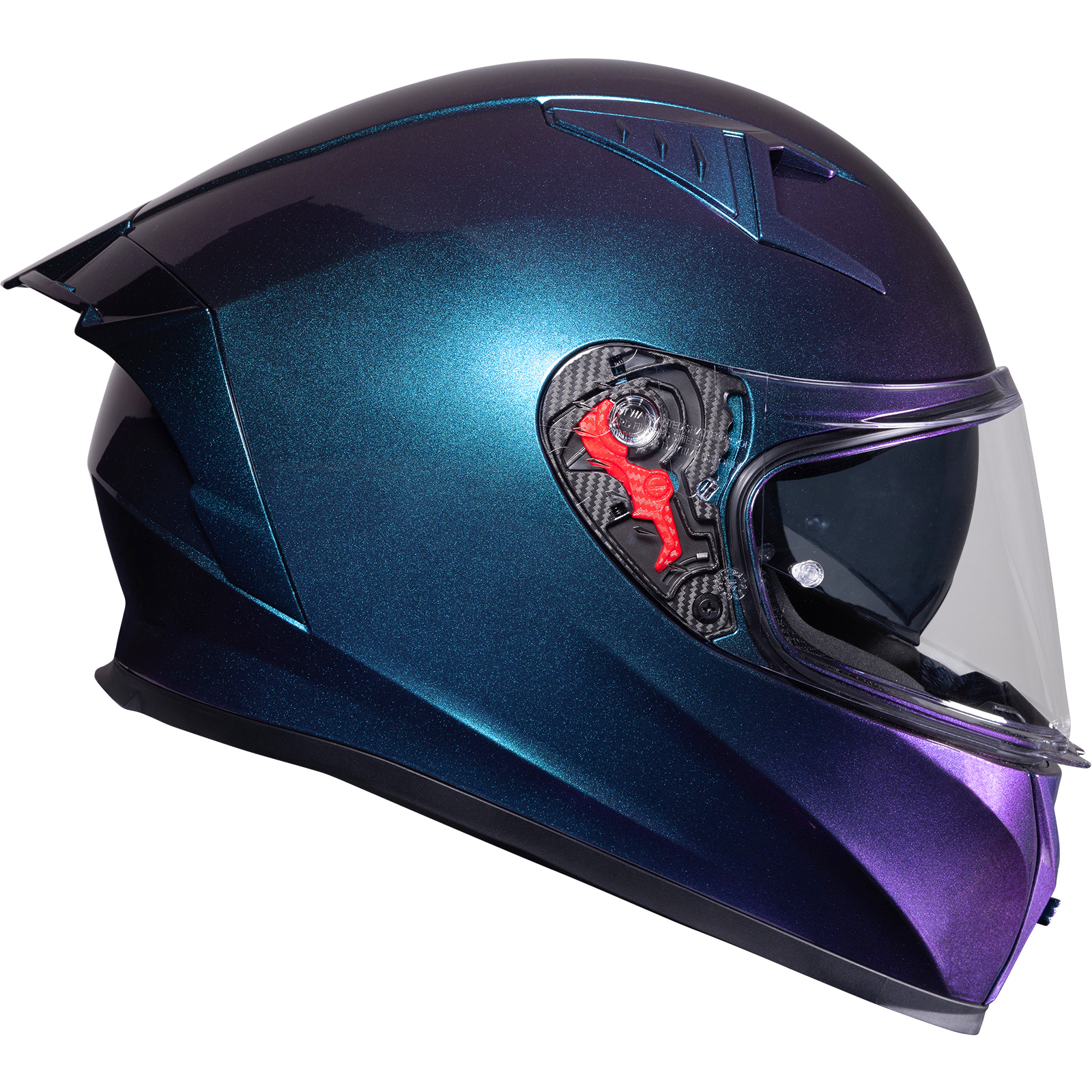 Atom Full Face Motorcycle Helmet by Black With Sun Viosr ECE R22.06 Approved - Picture 20 of 43