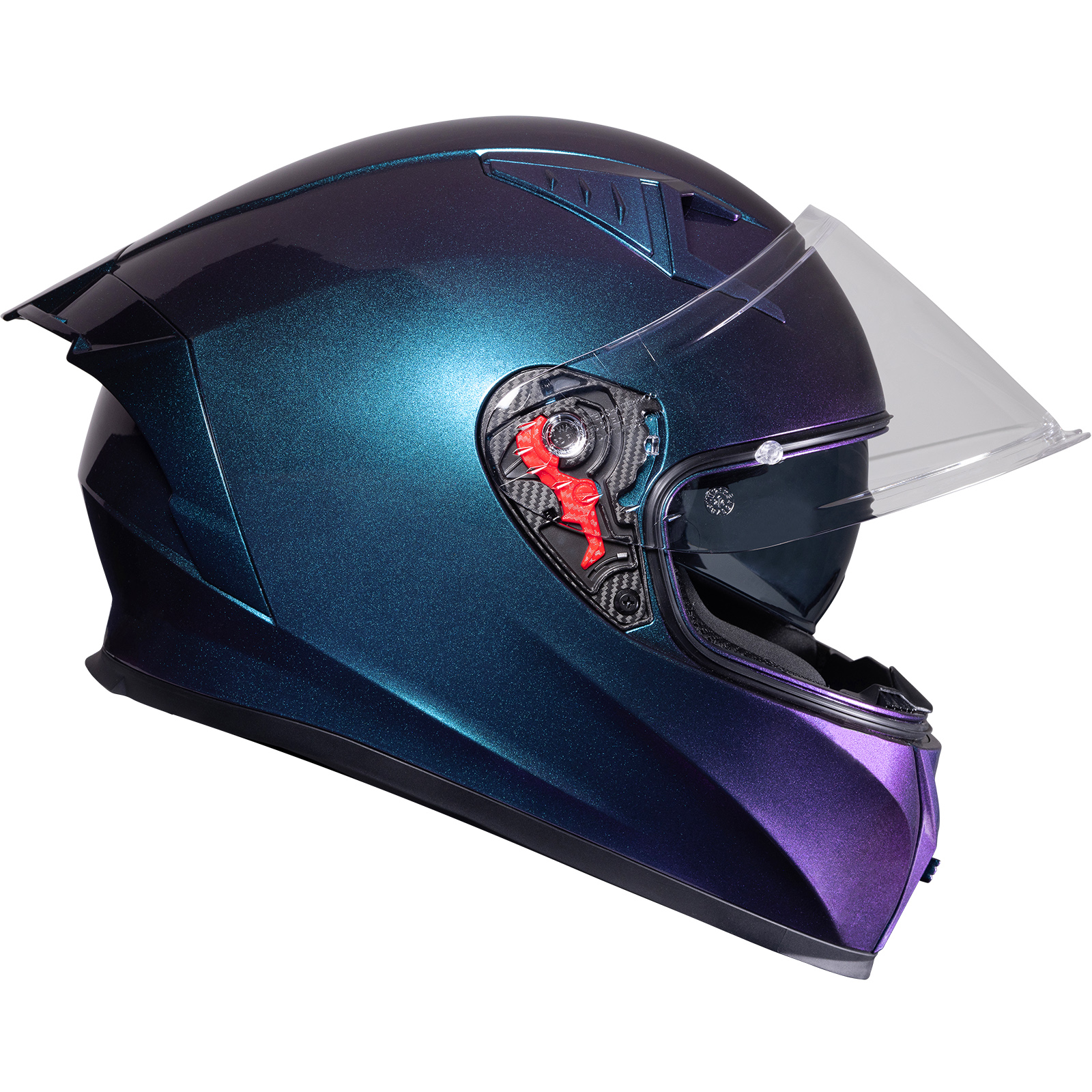 Atom Full Face Motorcycle Helmet by Black With Sun Viosr ECE R22.06 Approved - Picture 26 of 43