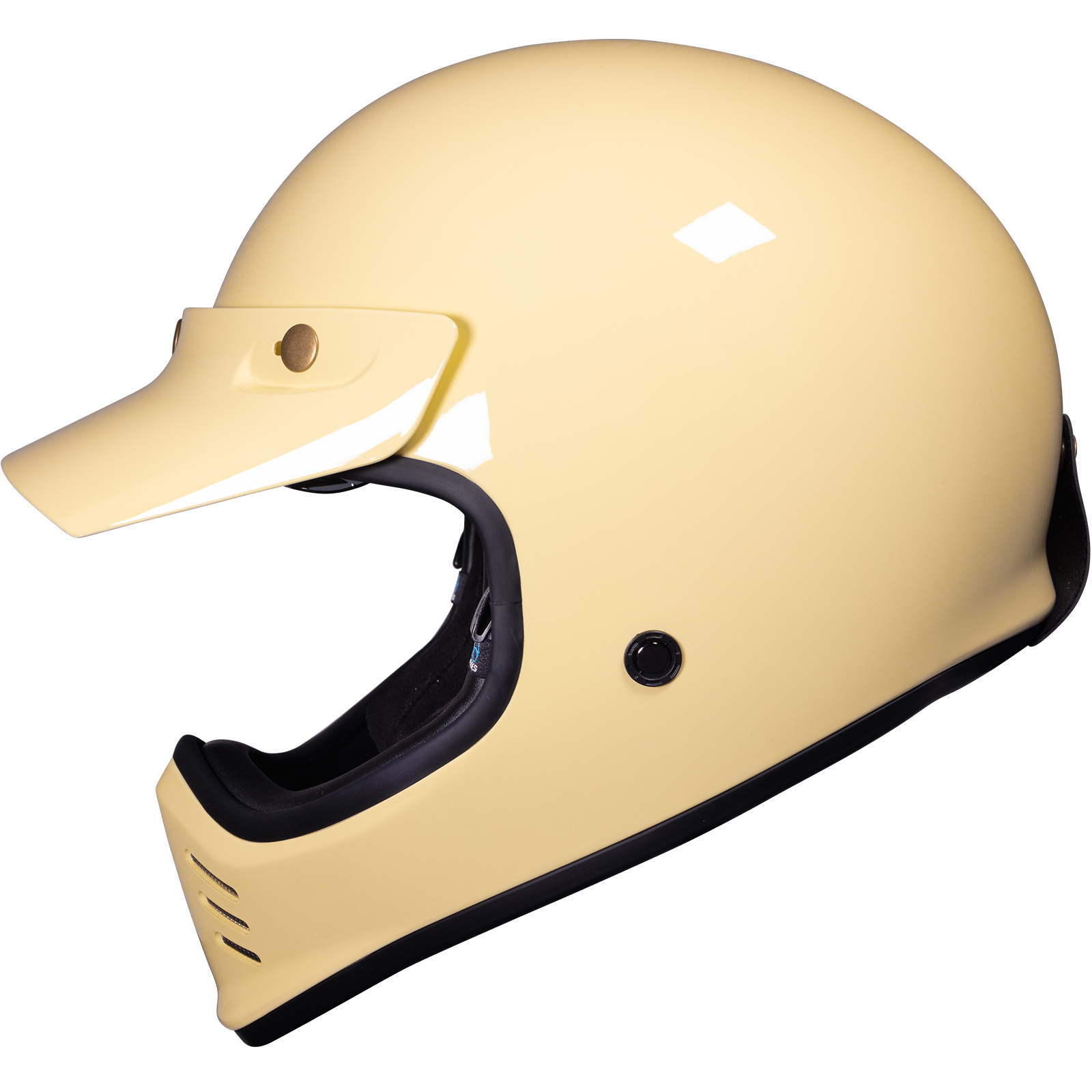 Royale II Retro Motorcycle Helmet by Black With Sun Visor ECE R22.06 Approved - Picture 26 of 72
