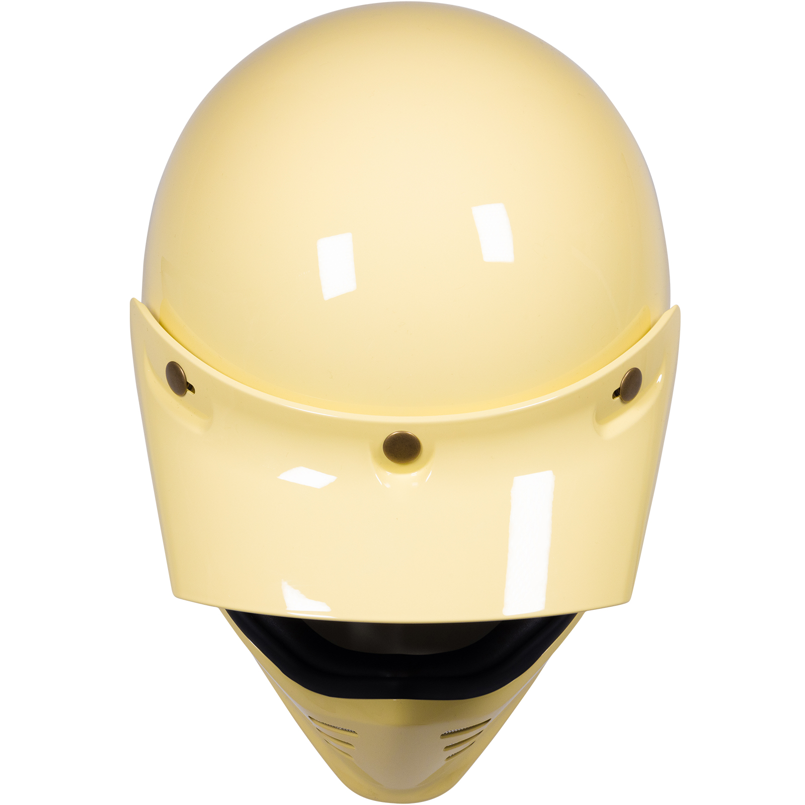 Royale II Retro Motorcycle Helmet by Black With Sun Visor ECE R22.06 Approved - Picture 28 of 72