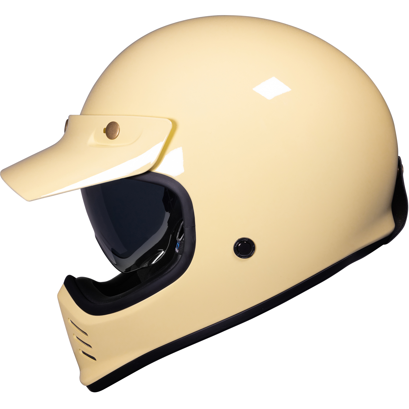 Royale II Retro Motorcycle Helmet by Black With Sun Visor ECE R22.06 Approved - Picture 32 of 72