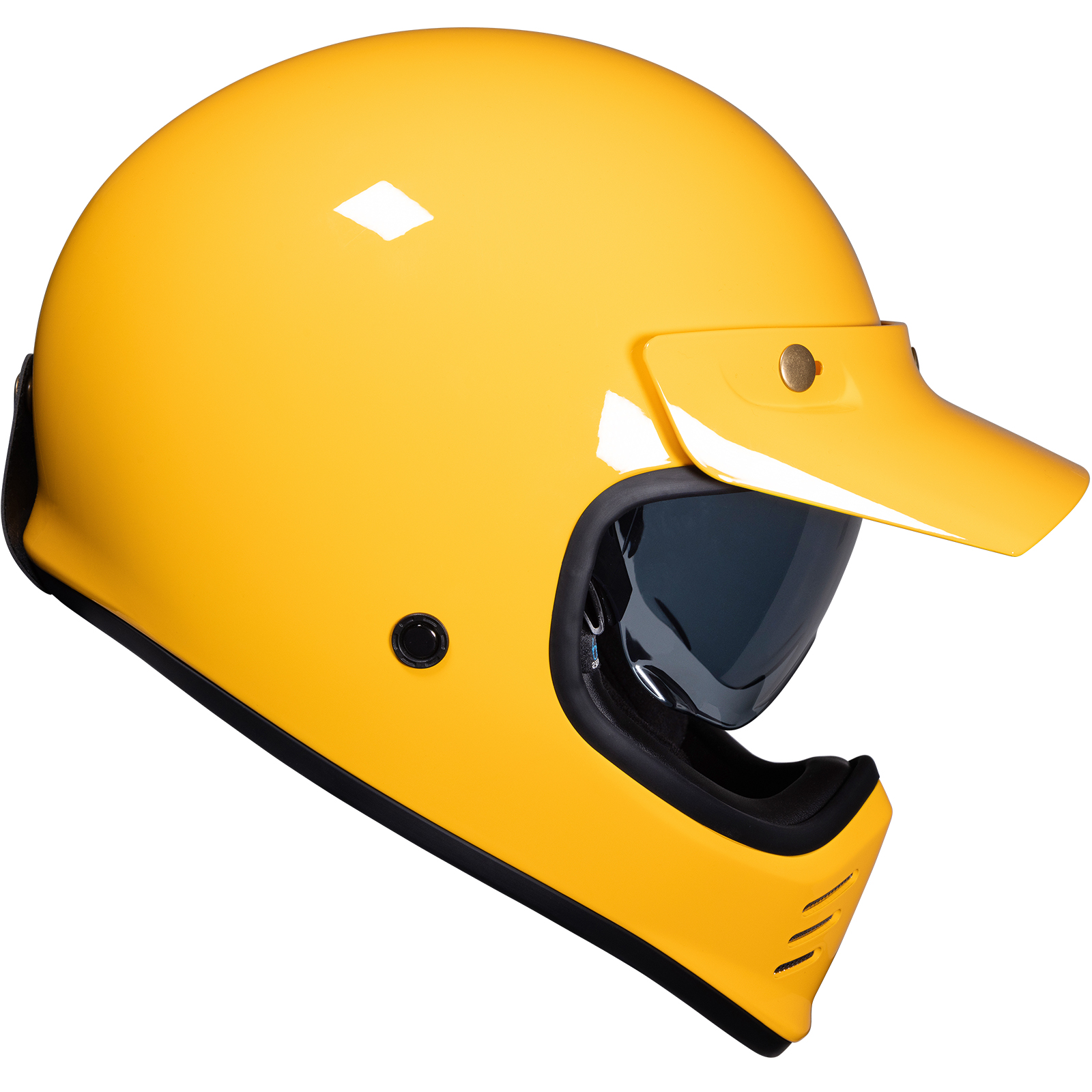 Royale II Retro Motorcycle Helmet by Black With Sun Visor ECE R22.06 Approved - Picture 39 of 72