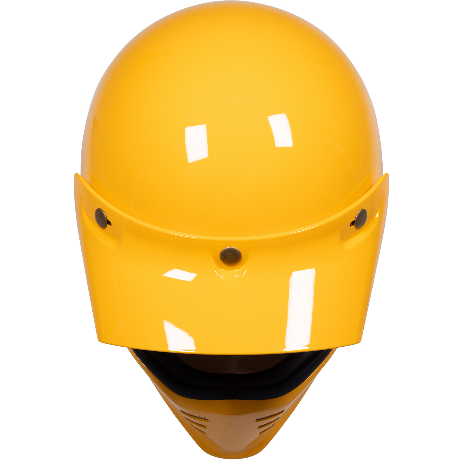 Royale II Retro Motorcycle Helmet by Black With Sun Visor ECE R22.06 Approved - Picture 40 of 72