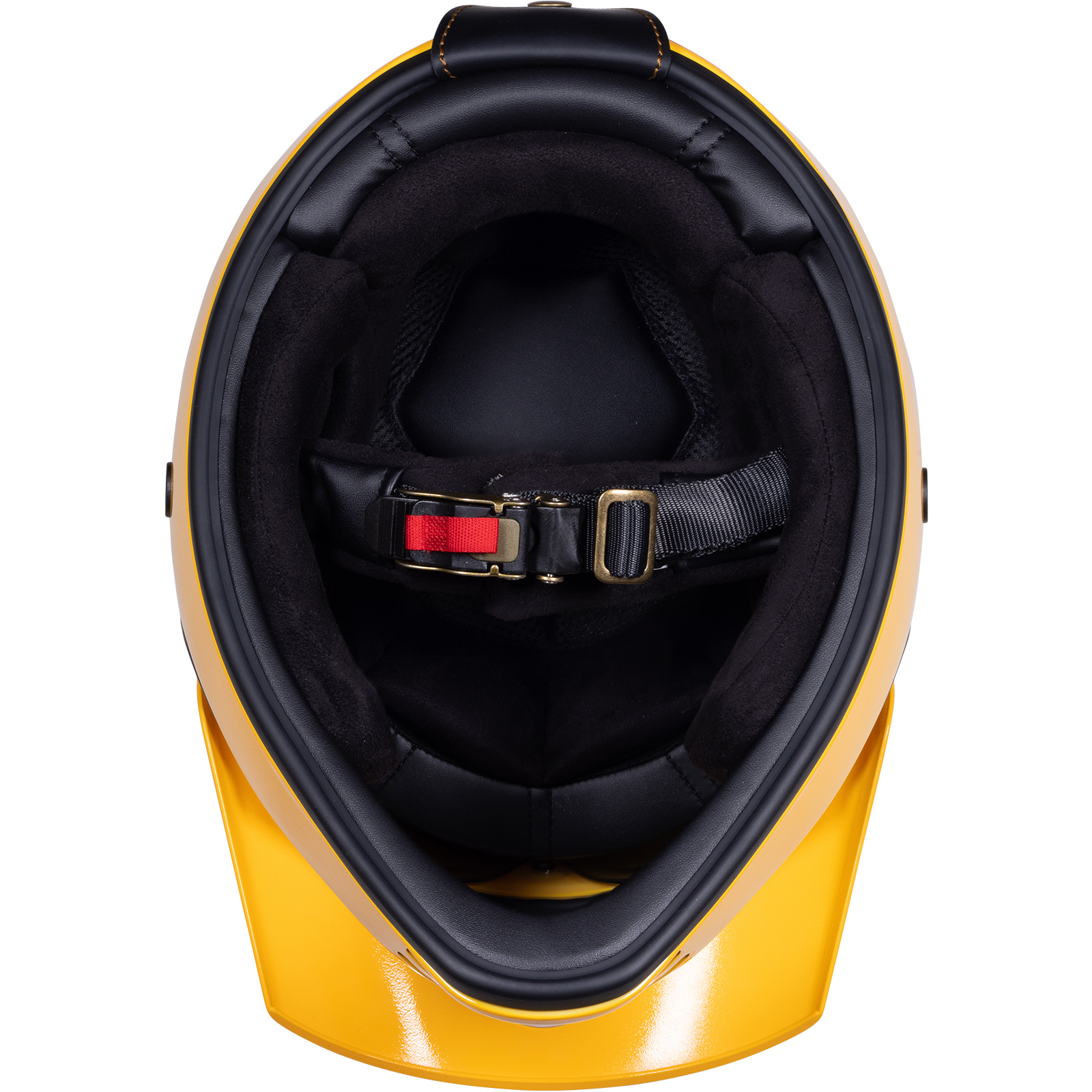 Royale II Retro Motorcycle Helmet by Black With Sun Visor ECE R22.06 Approved - Picture 42 of 72