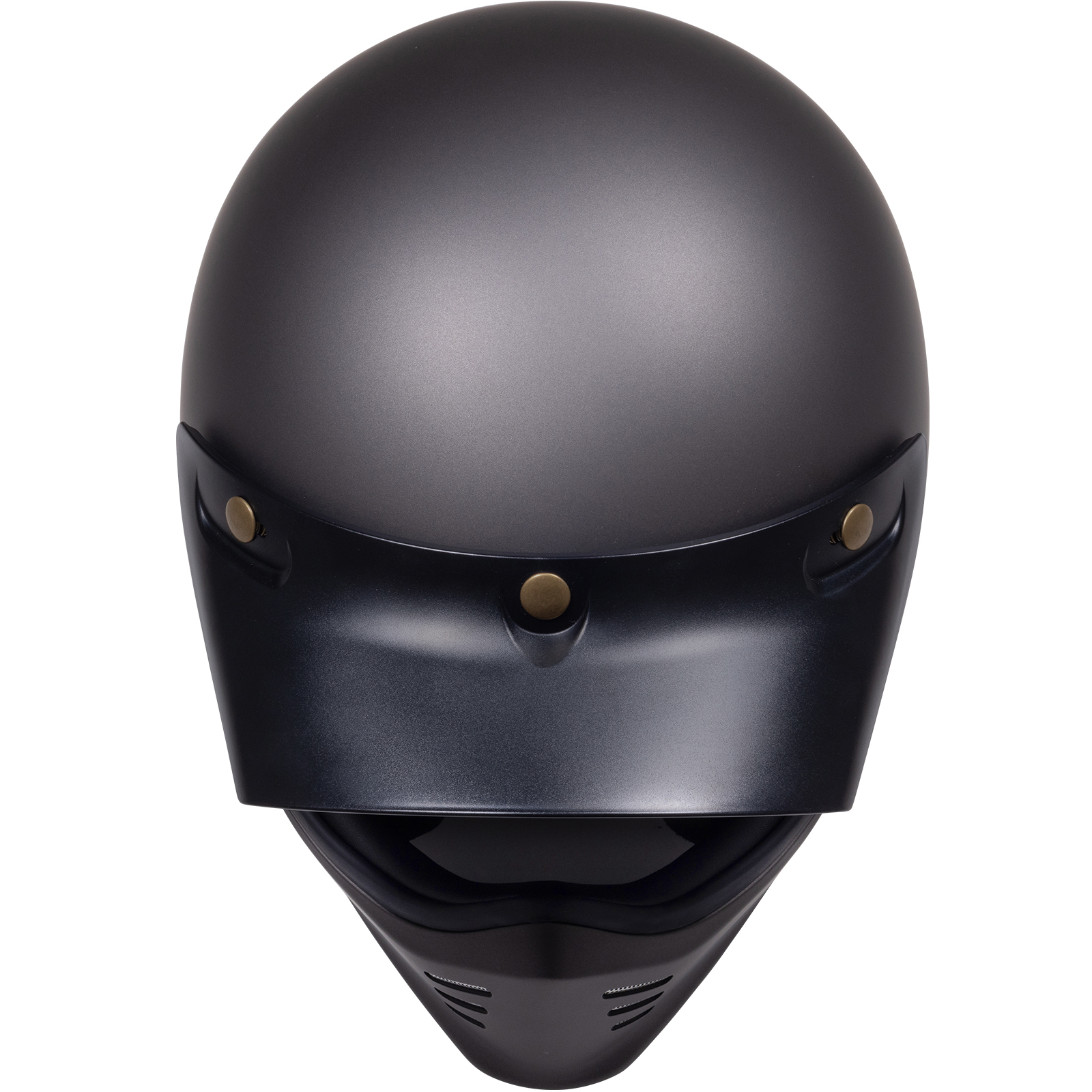 Royale II Retro Motorcycle Helmet by Black With Sun Visor ECE R22.06 Approved - Picture 64 of 72