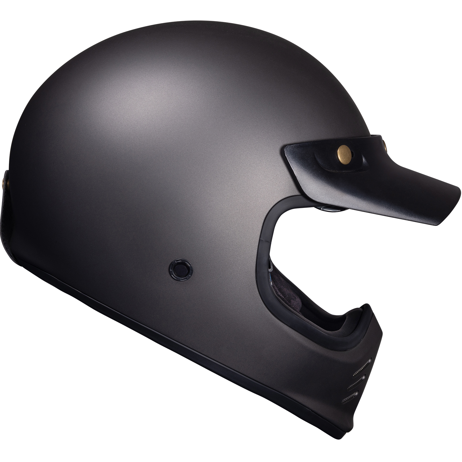 Royale II Retro Motorcycle Helmet by Black With Sun Visor ECE R22.06 Approved - Picture 69 of 72