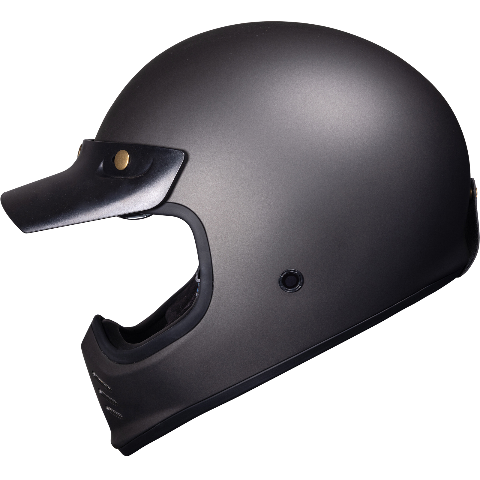 Royale II Retro Motorcycle Helmet by Black With Sun Visor ECE R22.06 Approved - Picture 71 of 72