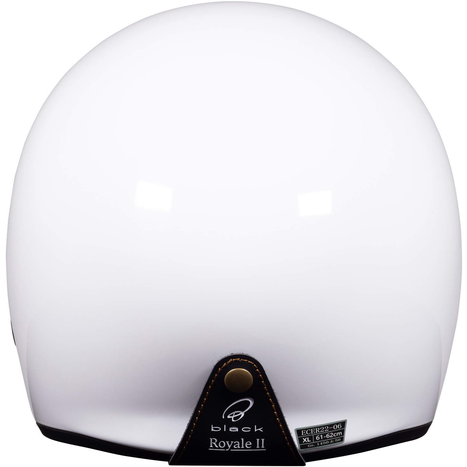 Royale II Retro Motorcycle Helmet by Black With Sun Visor ECE R22.06 Approved - Picture 53 of 72