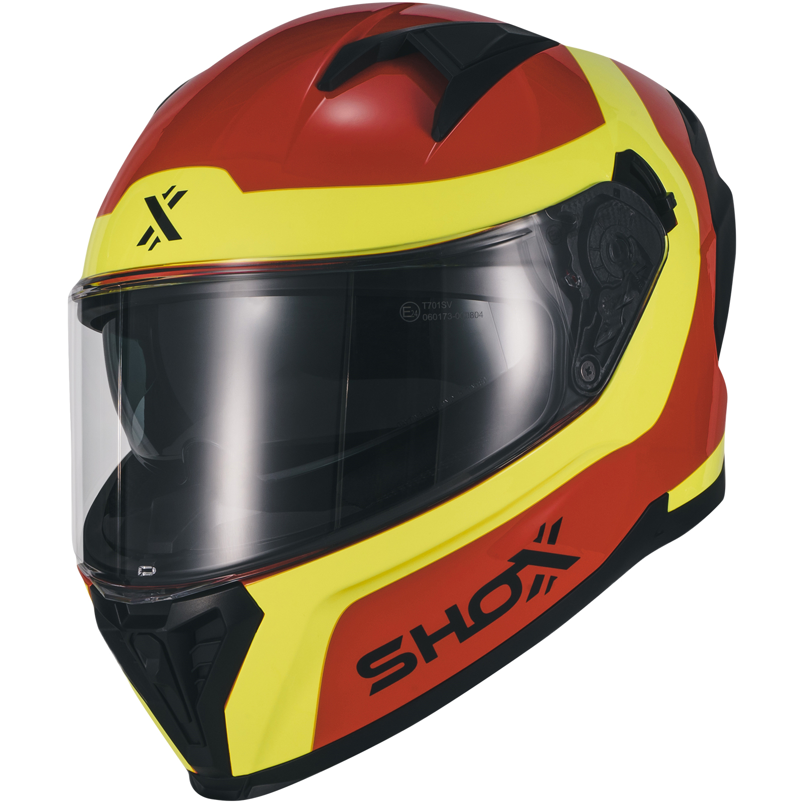 Shox Rapid Advance Motorcycle Helmet Full Face Motorbike Lid ECE 22.06 Sun Visor