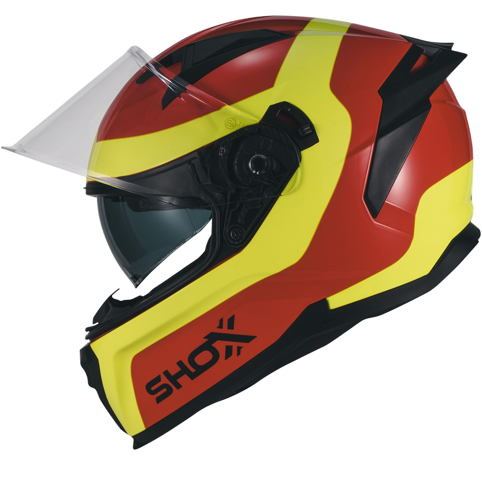 Shox Rapid Advance Integralhelm Motorradhelm mit innenliegender Sonnenblende ECE R22.06 - Bild 39 von 60