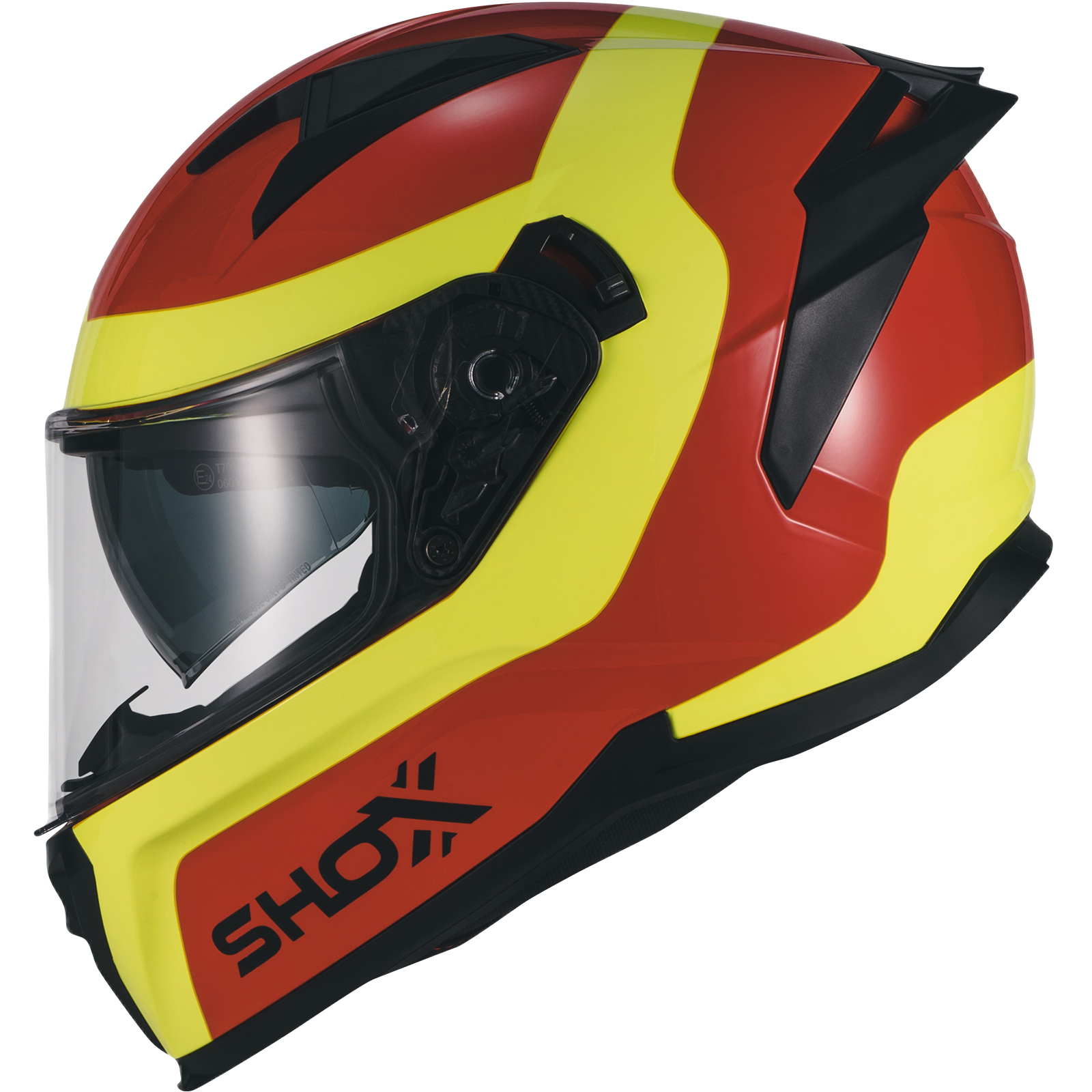 Shox Rapid Advance Integralhelm Motorradhelm mit innenliegender Sonnenblende ECE R22.06 - Bild 40 von 60