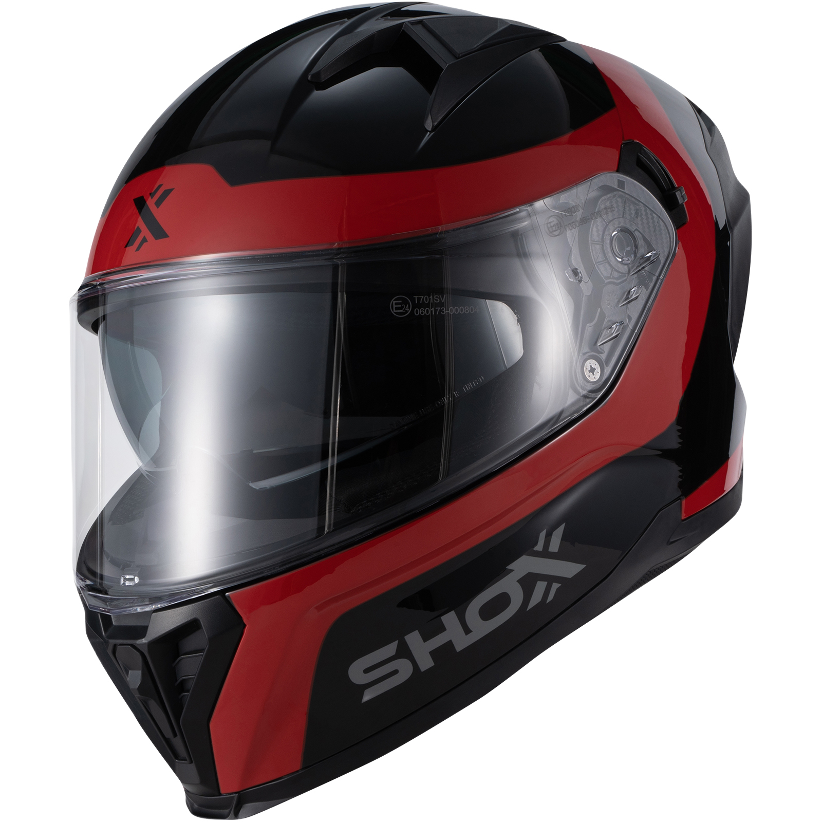 Shox Rapid Advance Integralhelm Motorradhelm mit innenliegender Sonnenblende ECE R22.06 - Bild 25 von 60