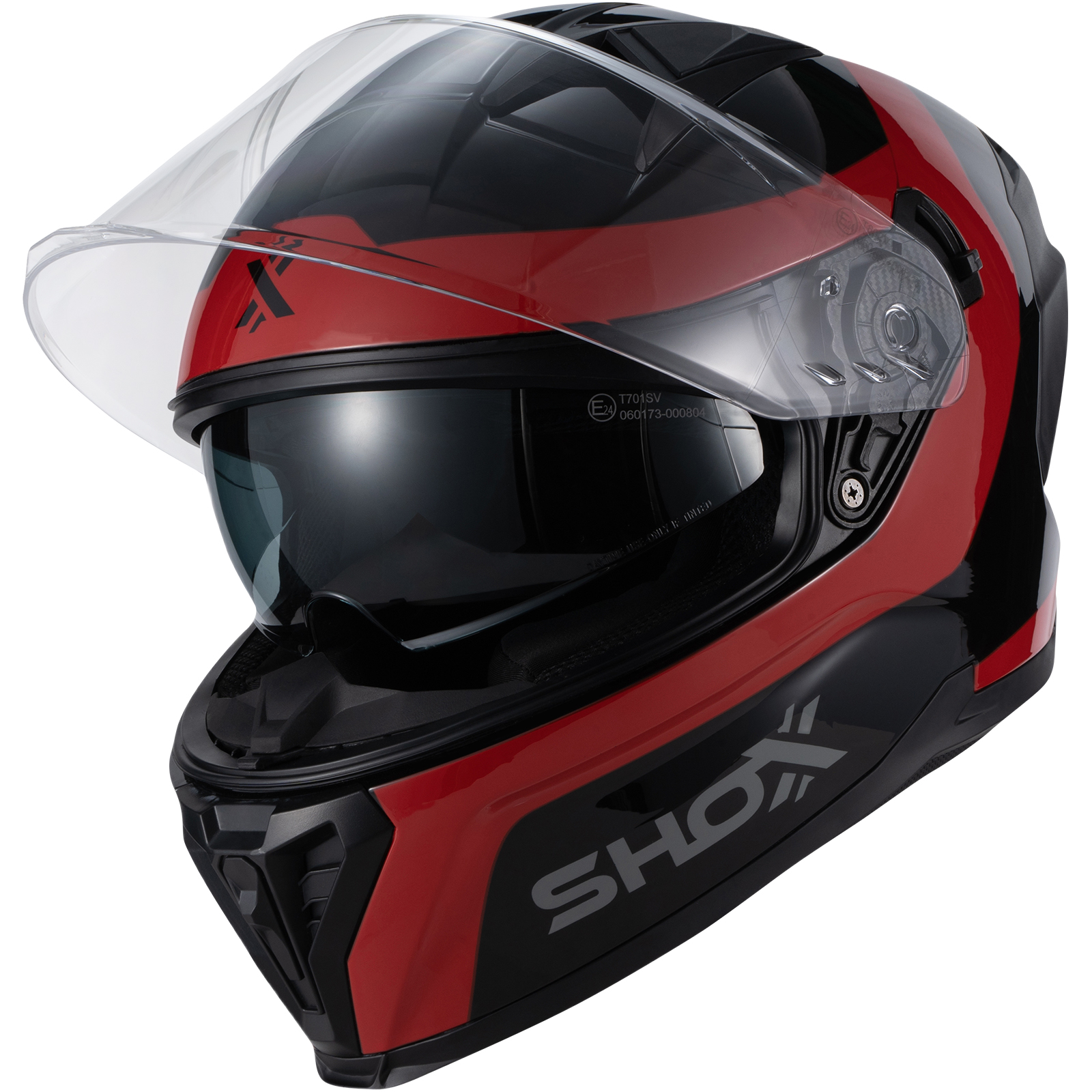 Shox Rapid Advance Integralhelm Motorradhelm mit innenliegender Sonnenblende ECE R22.06 - Bild 26 von 60