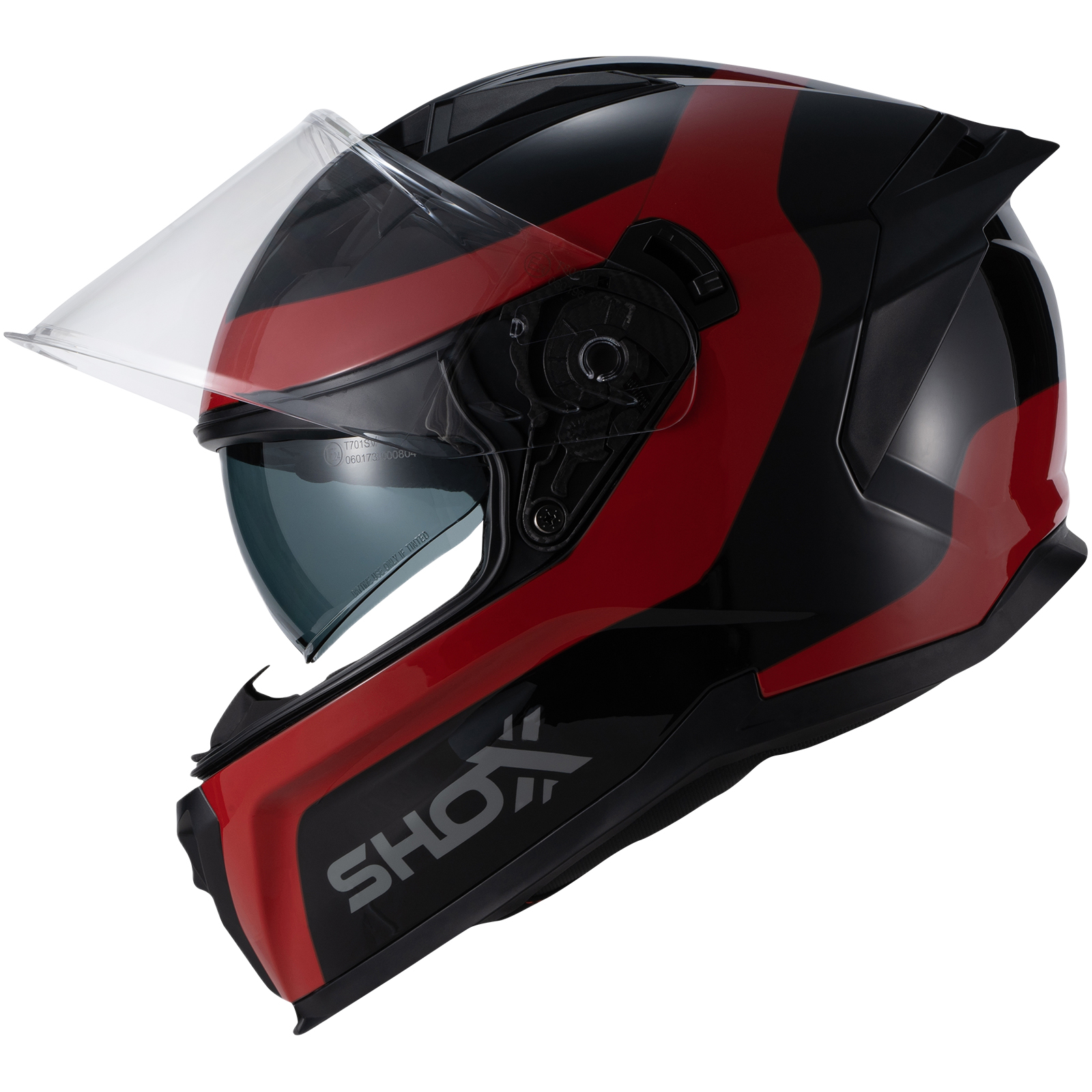 Shox Rapid Advance Integralhelm Motorradhelm mit innenliegender Sonnenblende ECE R22.06 - Bild 27 von 60