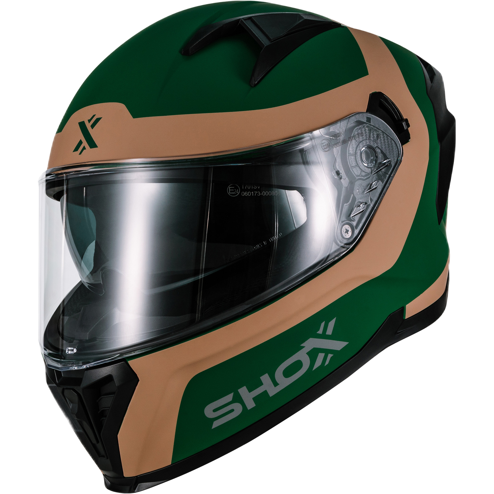 Shox Rapid Advance Integralhelm Motorradhelm mit innenliegender Sonnenblende ECE R22.06 - Bild 58 von 60