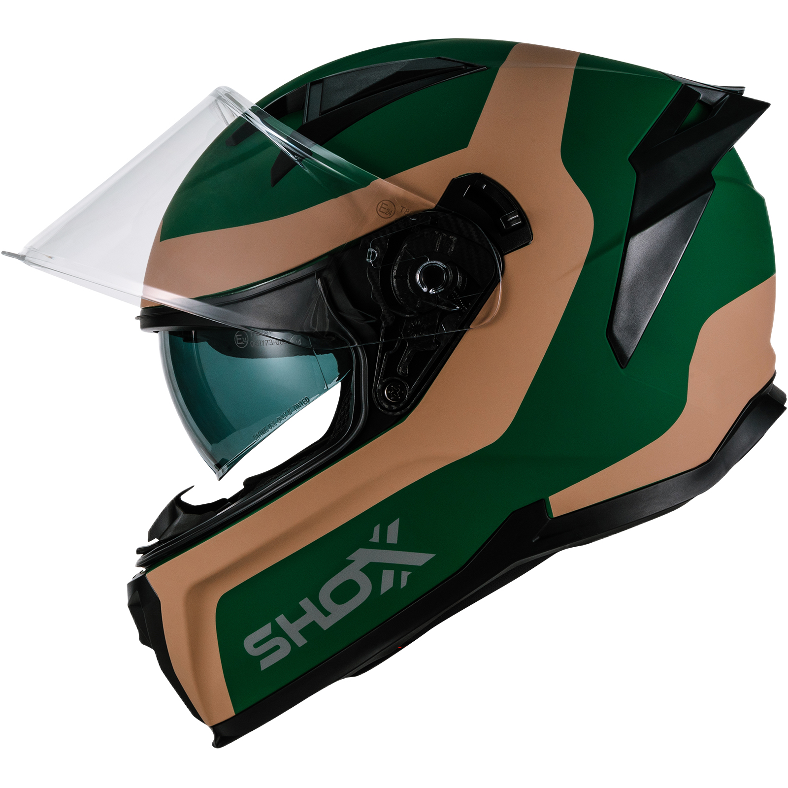 Shox Rapid Advance Integralhelm Motorradhelm mit innenliegender Sonnenblende ECE R22.06 - Bild 60 von 60