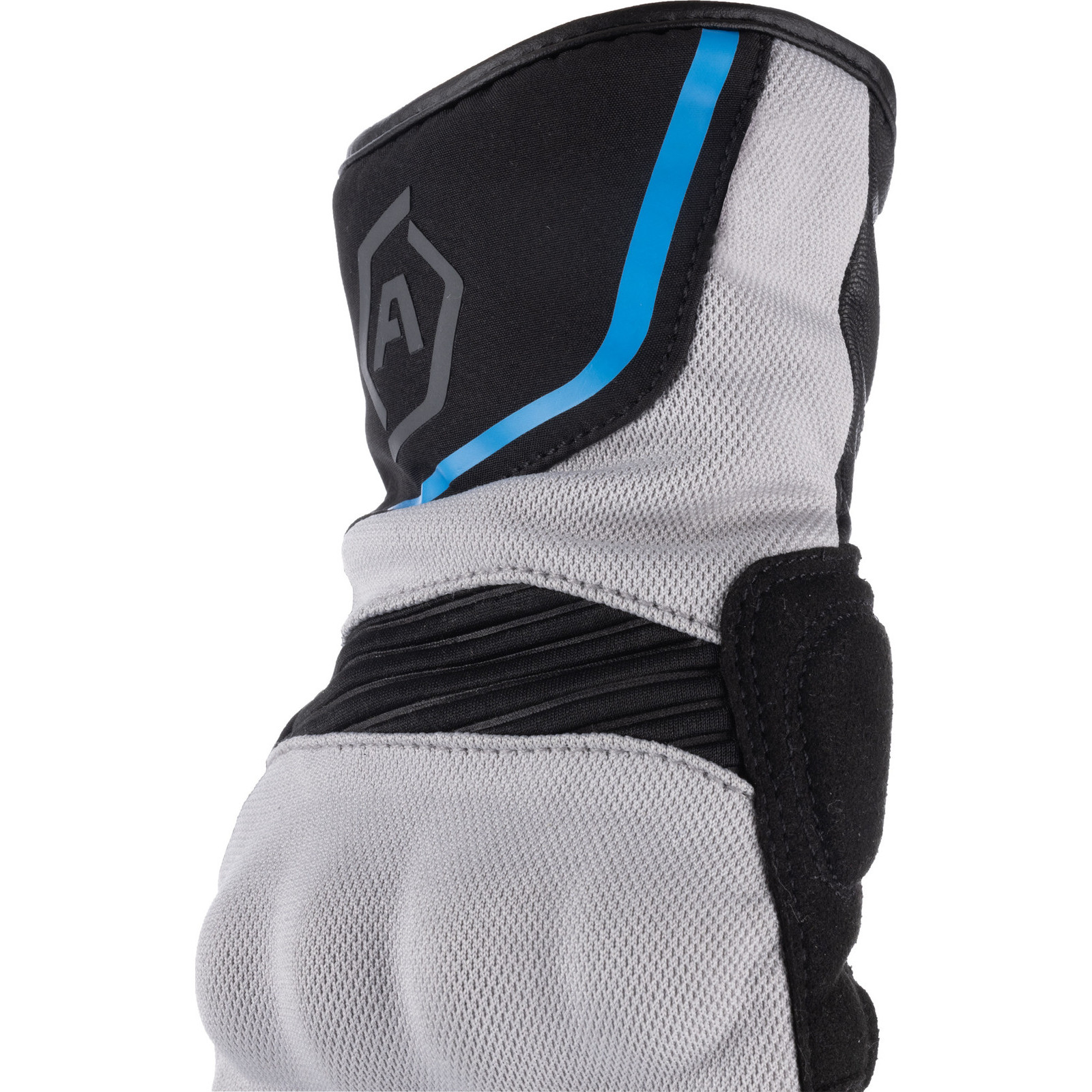 ARMR Eyoshi 3.0 WP Negro Gris Claro Azul Guantes de Moto Impermeable Touring - Imagen 19 de 19