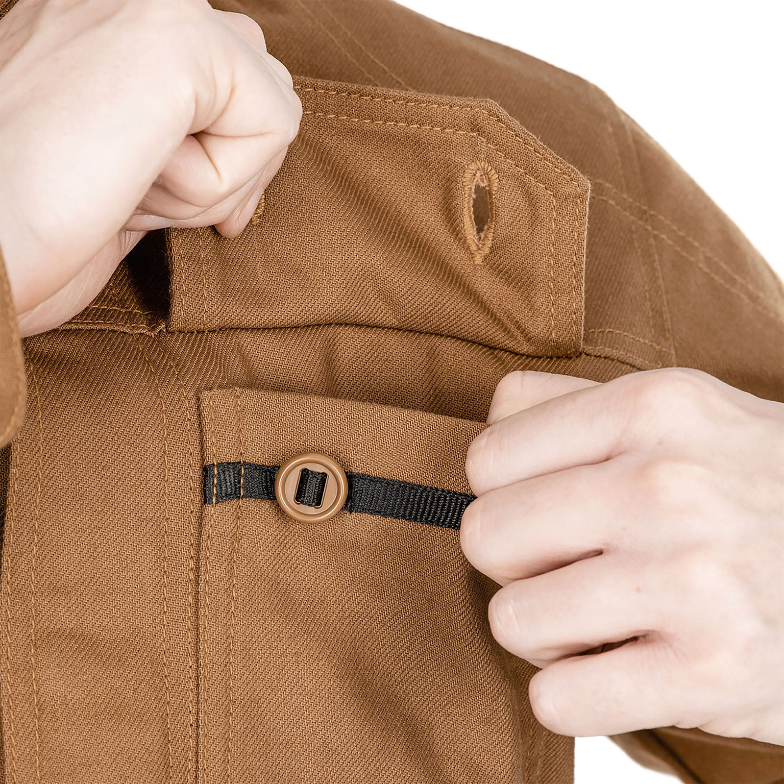 Oxford Original Approved AAA Heist Tan Motorcycle Jacket Water Repellent Finish - Picture 12 of 40