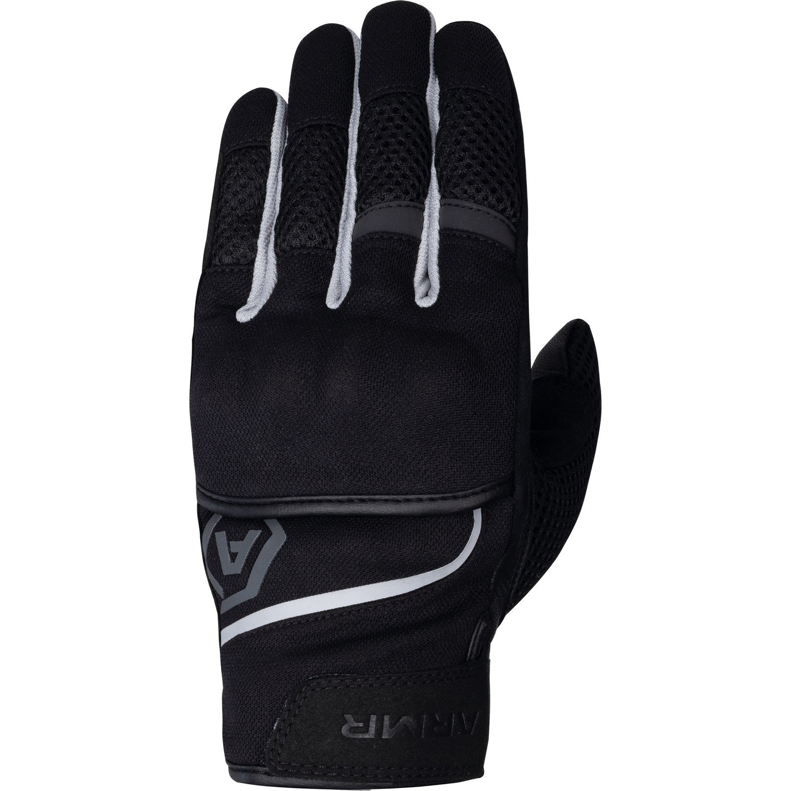 ARMR Eyoshi 3.0 Air Black Light Grey Motorcycle Gloves Summer Vented Biker Glove - Picture 22 of 35