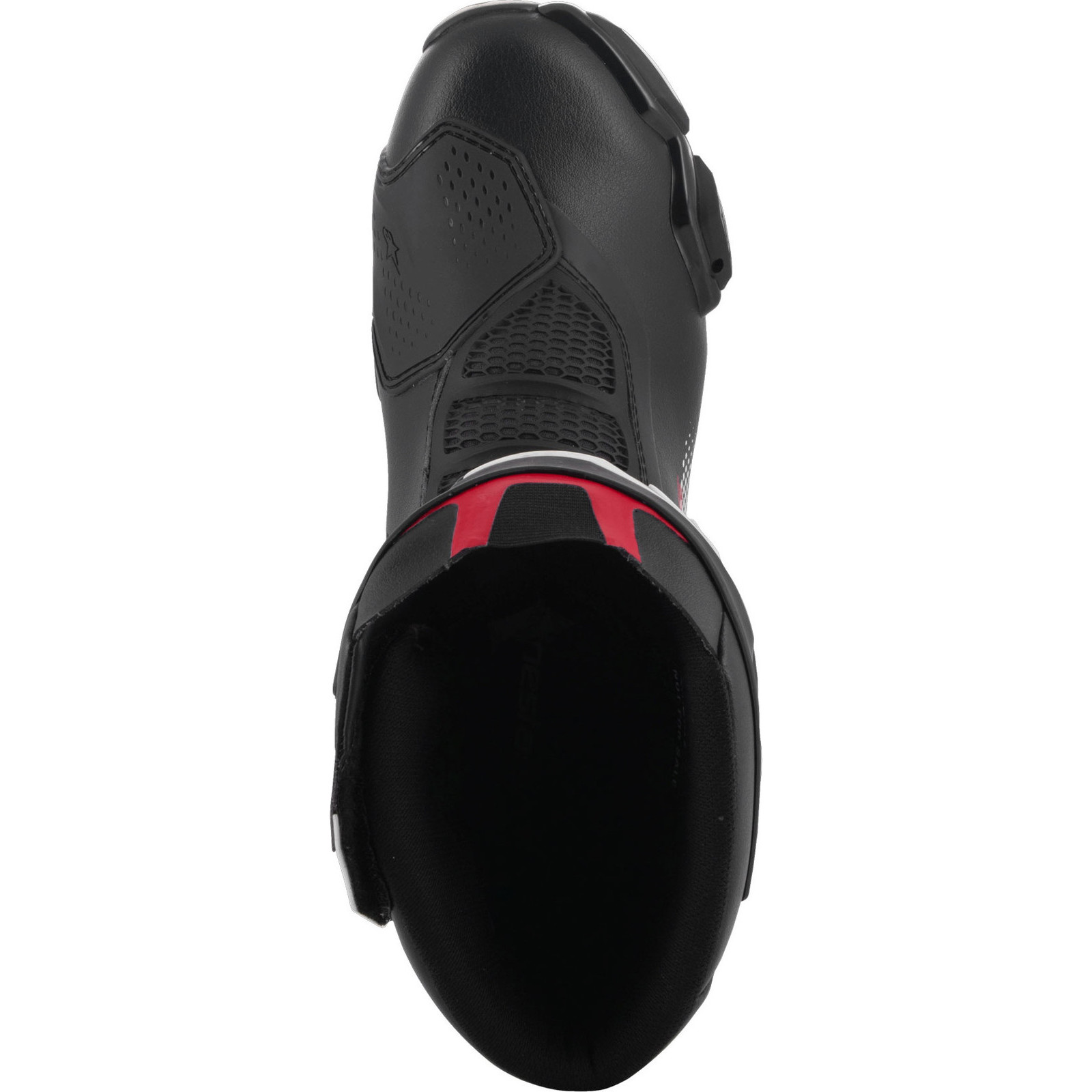 Alpinestars SMX-6 V3 Black White Red Graphic Motorcycle Boots Racing Footwear - Picture 13 of 42