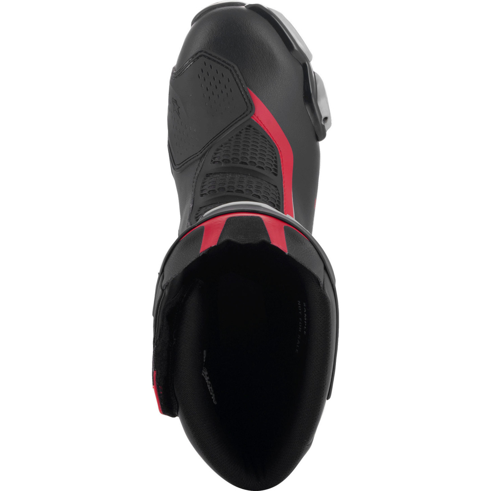 Alpinestars SMX-6 V3 Black Silver Red Motorcycle Boots Sport Race Motorbike Bike - Picture 13 of 42