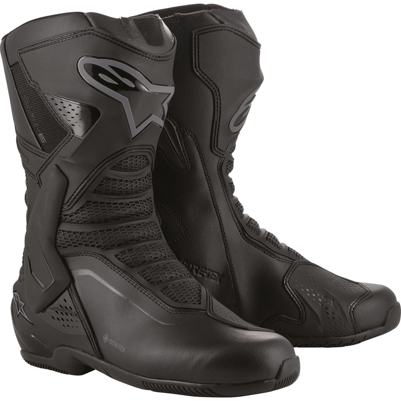 Alpinestars SMX-6 V3 GORE-TEX Black Dark Grey Motorcycle Boots Race Waterproof - Picture 15 of 35