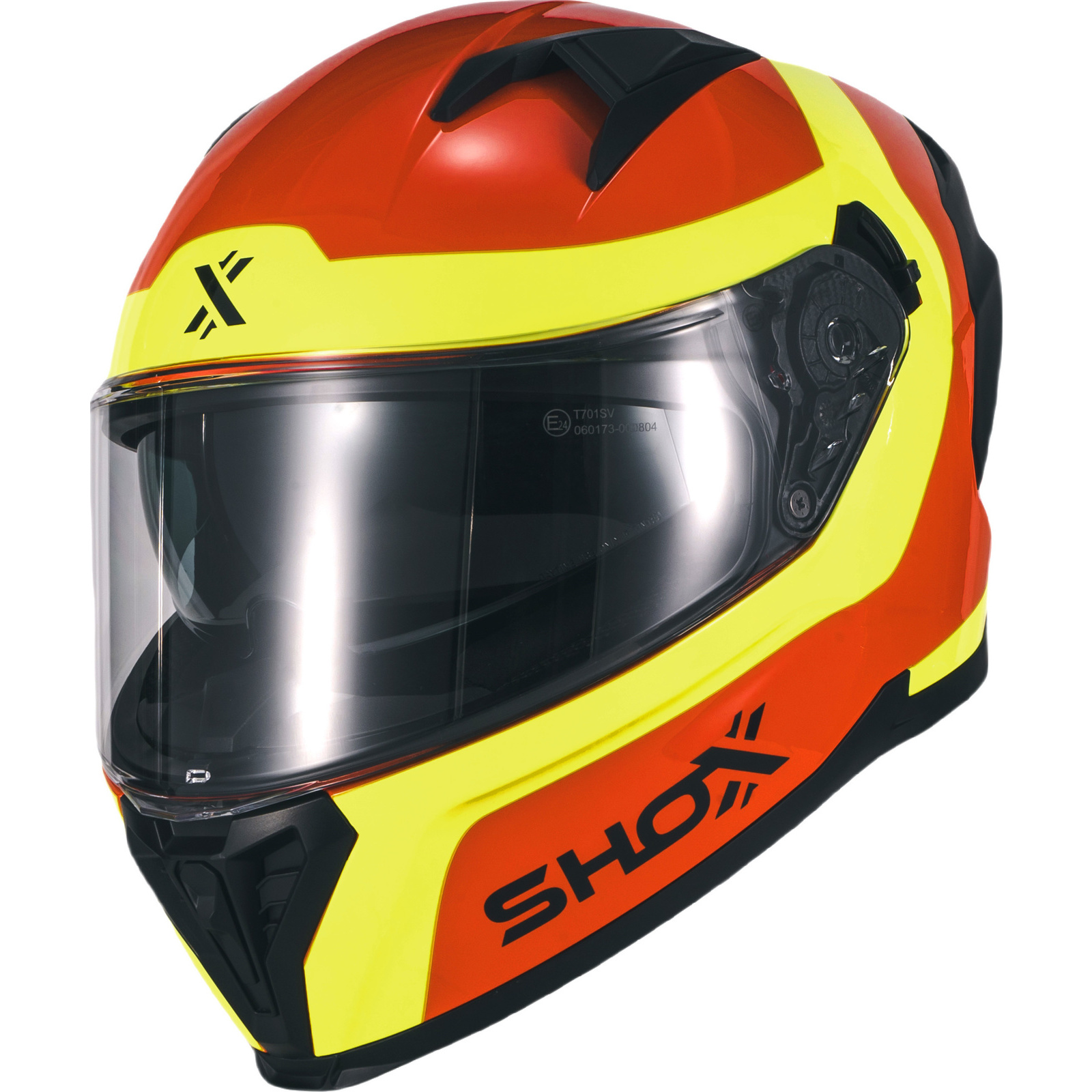 Shox Rapid ACU Gold Approved Full Face Motorcycle Helmet With Inner Sun Visor - Picture 23 of 74