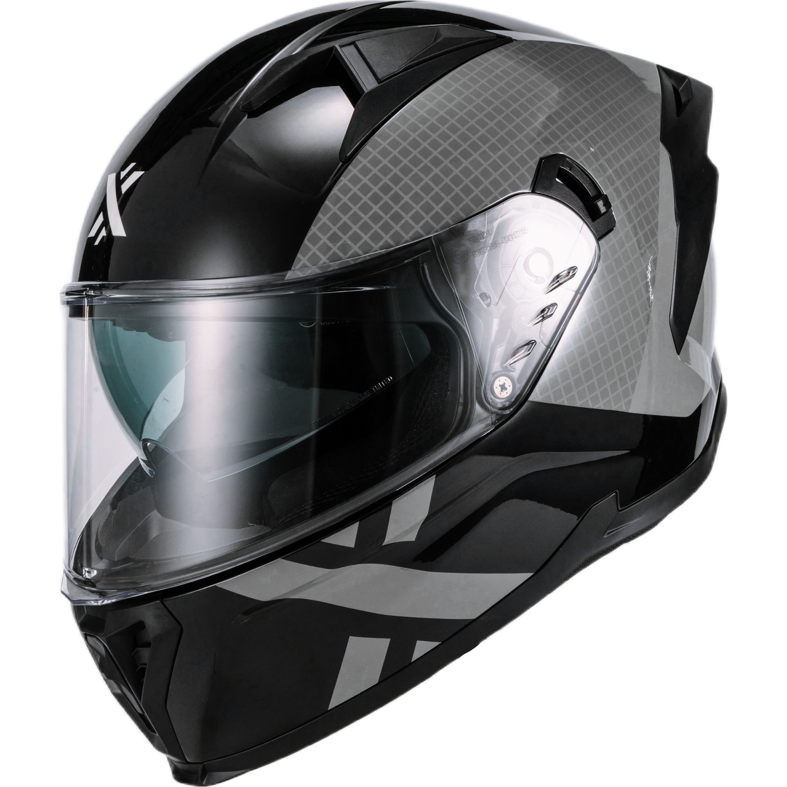 Shox Rapid ACU Gold Approved Full Face Motorcycle Helmet With Inner Sun Visor - Picture 43 of 74