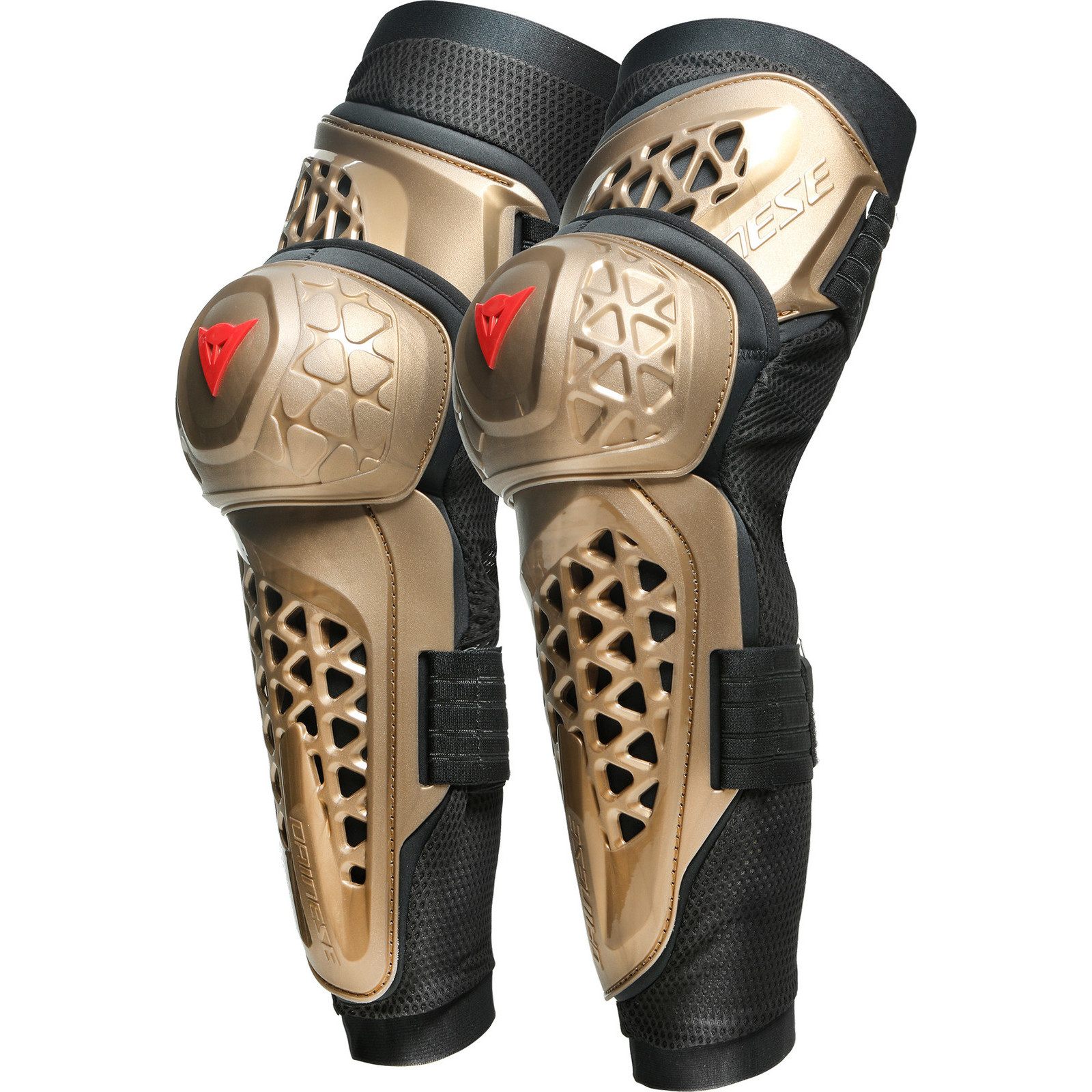 Dainese MX 1 Copper Knee Guards Pair Motocross Off-Road Limb Protectors Vented - Picture 13 of 15