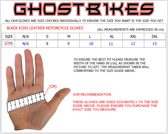 Gloves Size Guide