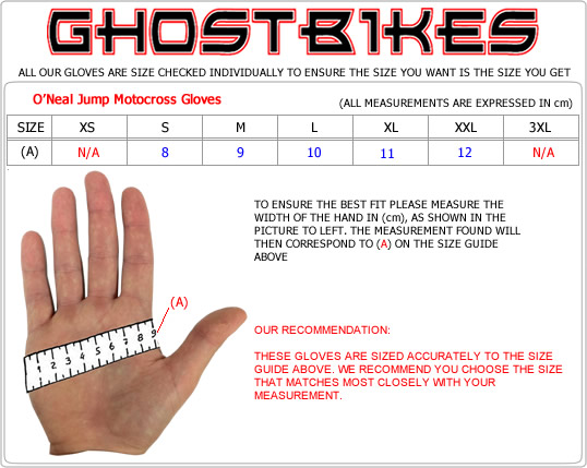 Gloves Size Guide