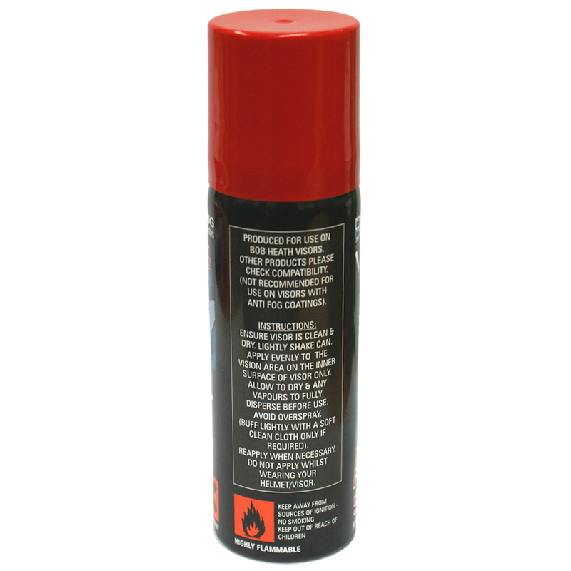 Bob Heath Visors Anti Fog Spray 50ml Secret Sale