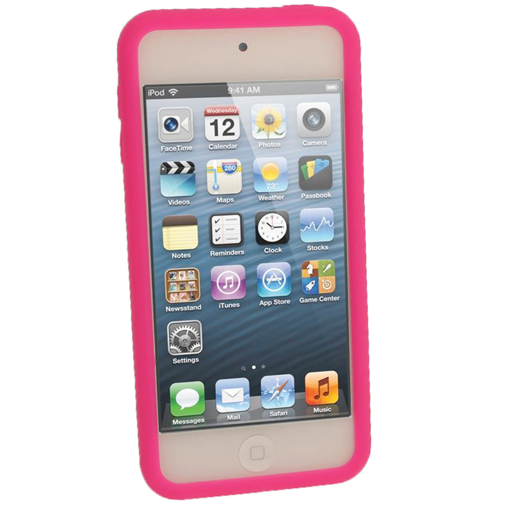 Pink Silicone Skin Case for New Apple iPod Touch iTouch 5th Generation ...