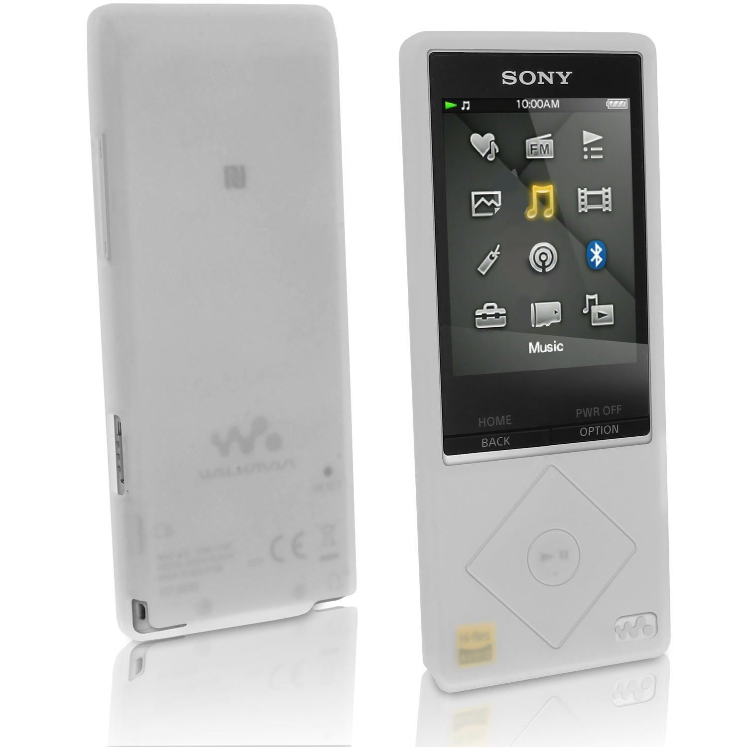 Silicone Gel Skin Case for Sony Walkman NWZ-A15 A17 Rubber Cover ...