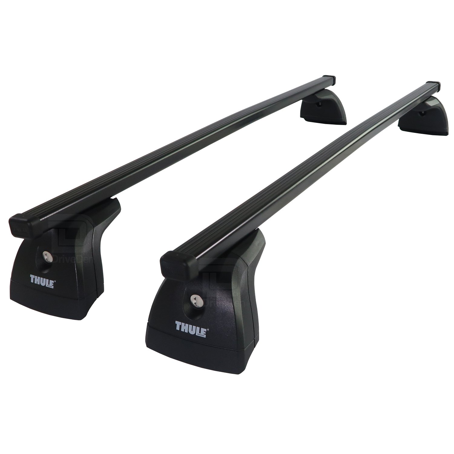 Thule Steel SquareBar Evo Roof Bars Set to fit VW Caravelle T6 15-21 ...