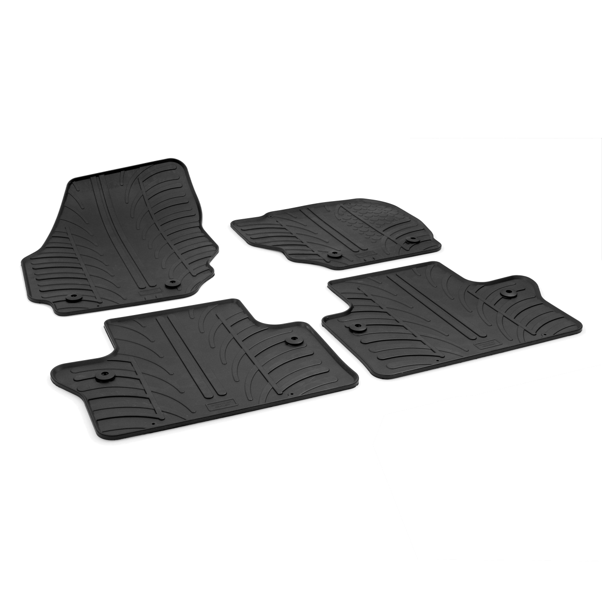 Rubbermatten Volvo S60/V60 2010-2018 (T profiel 4-delig Rubbermatten Volvo S60/V60 2010-2018 (T profiel 4-delig