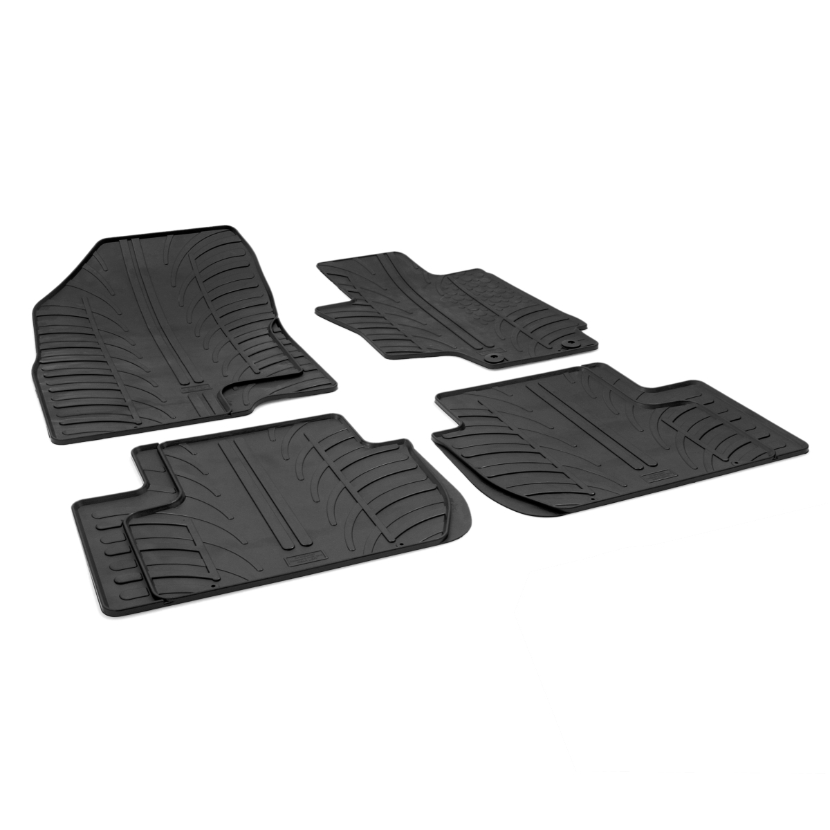 Gledring Tailored Rubber Floor Mats Set to fit Mitsubishi Outlander