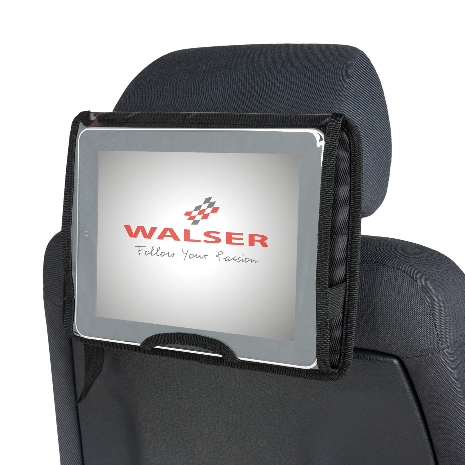 Walser Car Headrest Tablet Holder Kids Travel Mount Rear Tilt