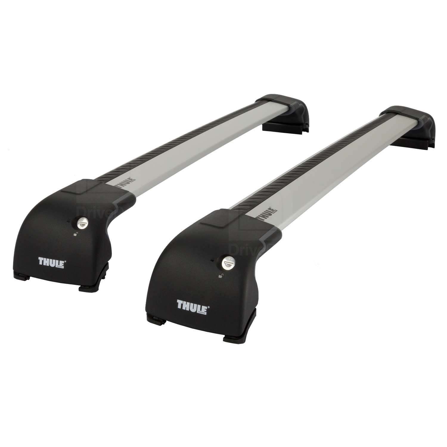 2016/> S213 THULE ROOF BARS EVO ALUMINIUM WING BARS FIT MERCEDES E CLASS ESTATE
