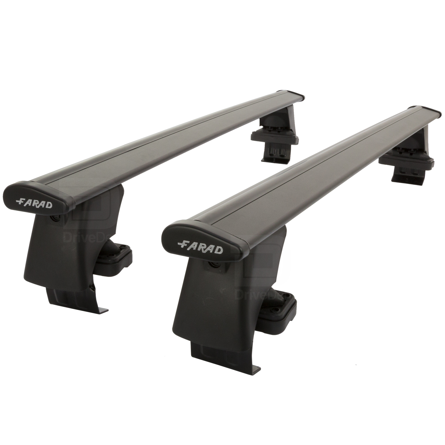 Farad Roof Bars Set Audi A1 5 Door Sportback 1018 Black Aluminium Wing