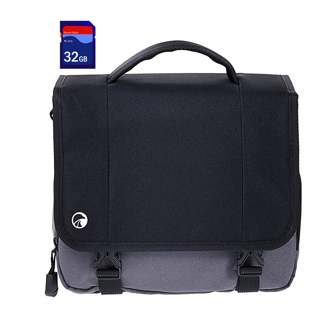 Canon EOS 2000D SLR Camera Kit EFS 1855mm Lens SD Card Bag Black eBay