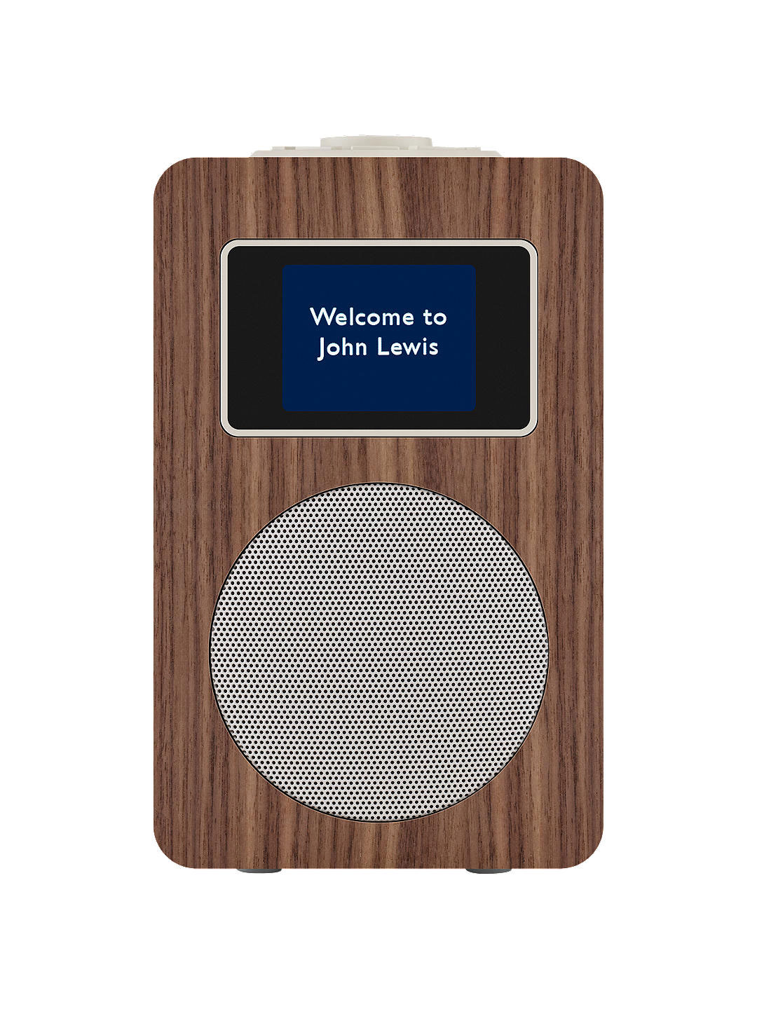 John Lewis & Partners Aria DAB/DAB+/FM Bluetooth Radio Walnut B Grade
