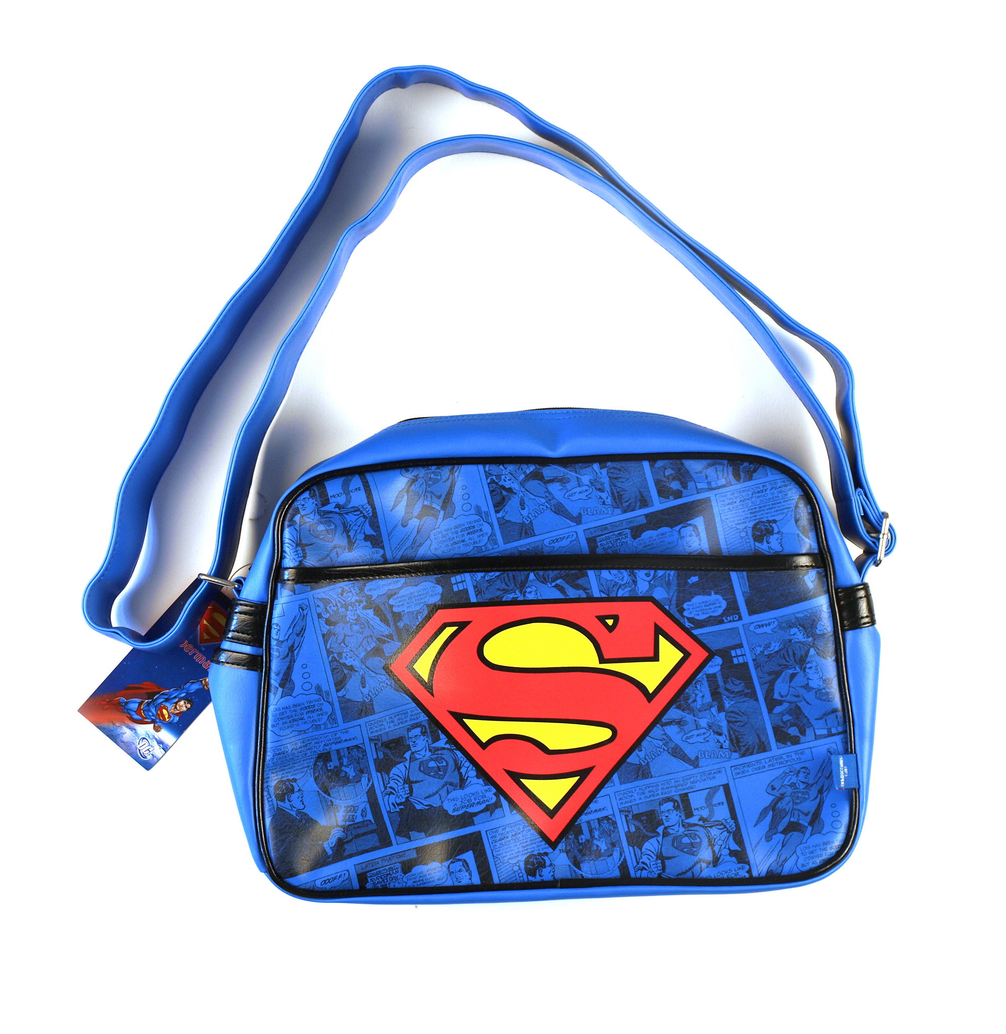 /Superman Retro Style Shoulder / Sports Bag | Pink Cat Shop