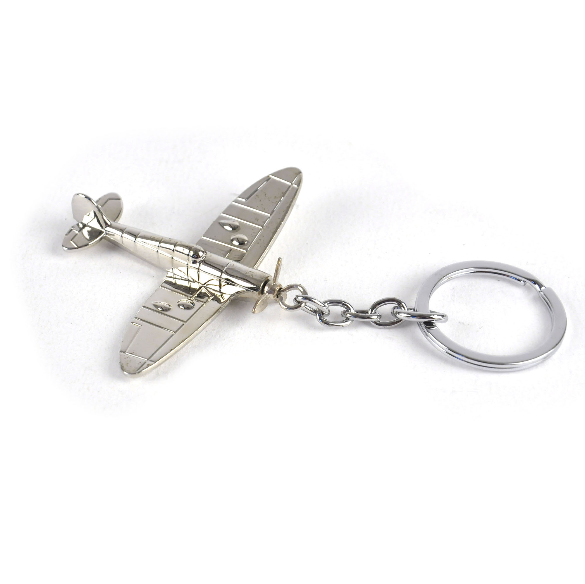 Spitfire Silverplated Keyring - R.A.F. Presentation Box | Pink Cat Shop